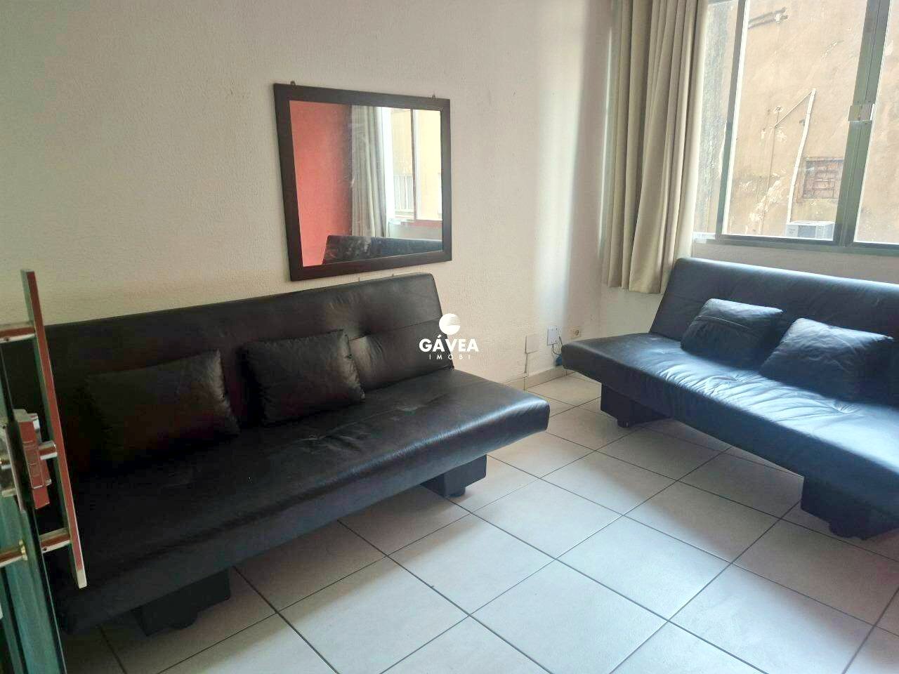 Apartamento 1 Dormitório, 1 Vaga à Venda no Boqueirão, Santos | Ed. Praia Palace - Ref. GV25828